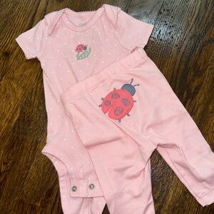 Lady Bug bodysuit set with pants.